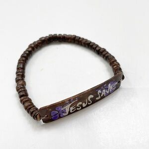 Jesus Saves Hawaiian bracelet